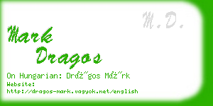 mark dragos business card